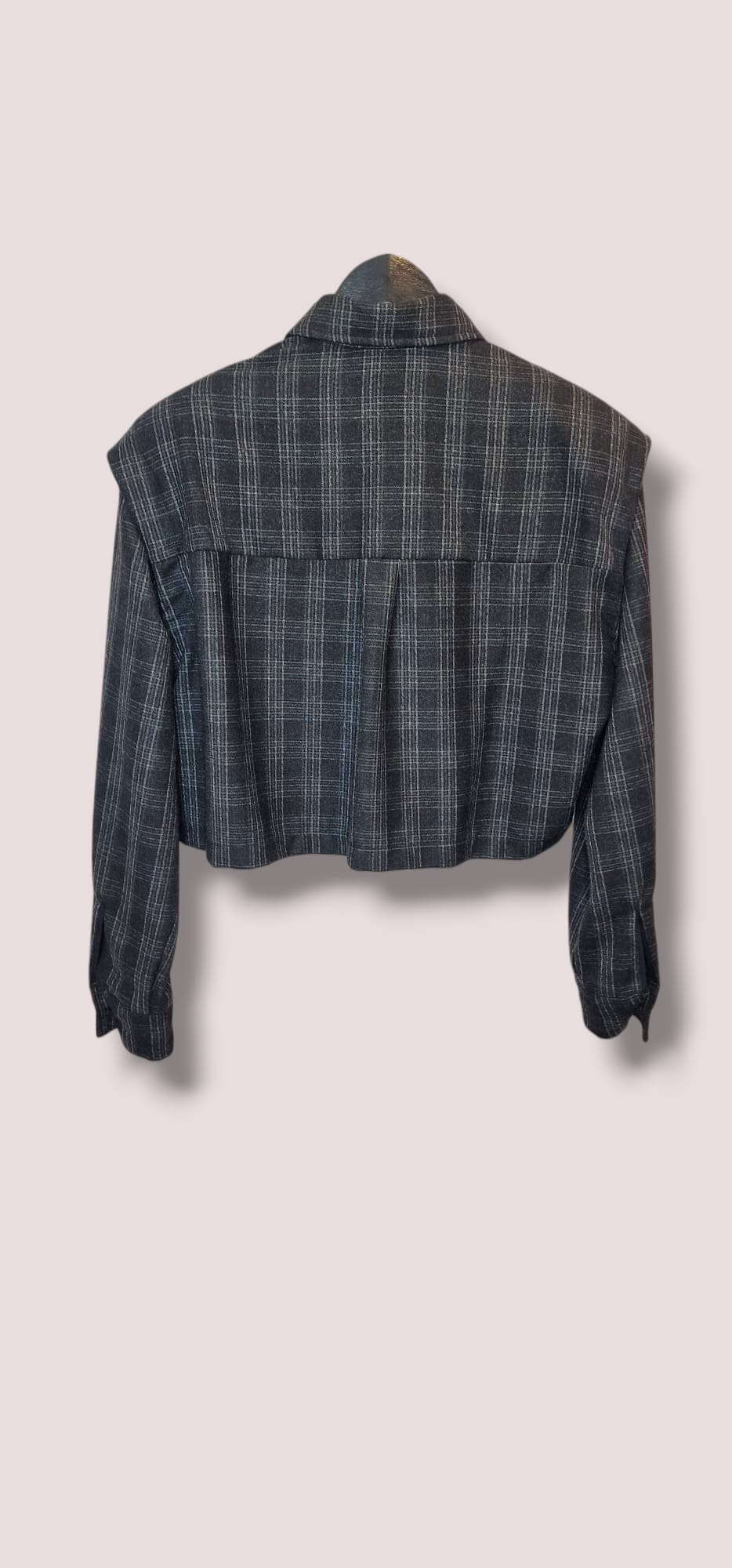 CAMICIA CROPPED CHECK