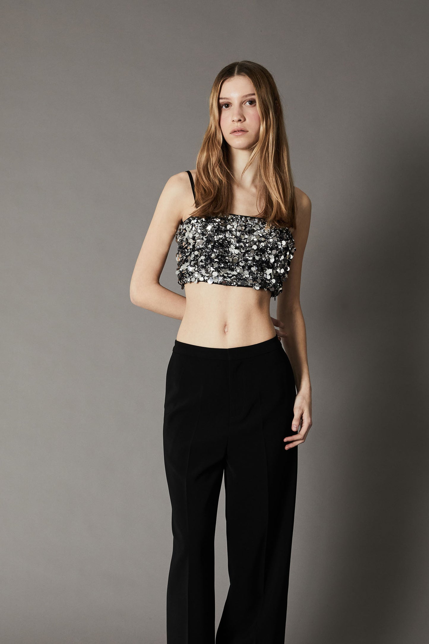 TOP PAILLETTES
