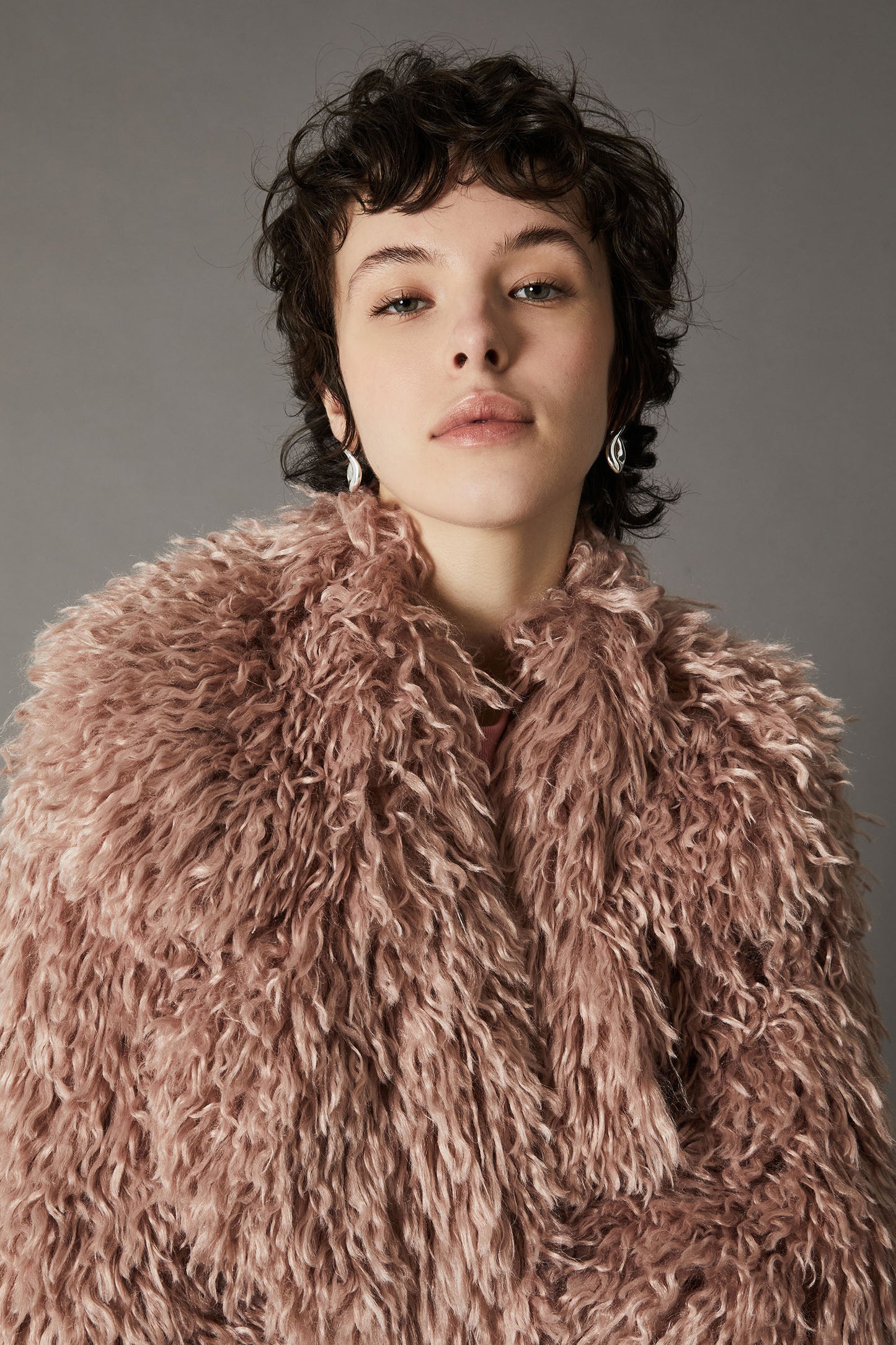 BOMBER MAGLIA E PELLICCIA ECOLOGICA