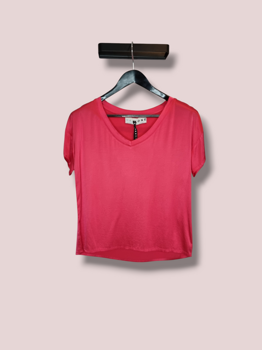 T-SHIRT IN VISCOSA A V